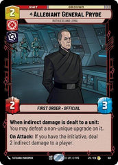 Allegiant General Pryde - Ruthless and Loyal - 631 - Rare (Foil) - Jump to Lightspeed
