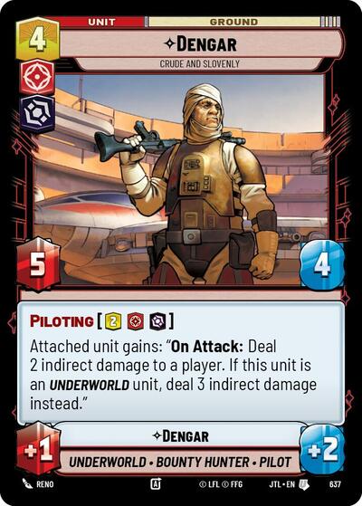 Dengar - Crude and Slovenly - 637 - Uncommon (Foil) - Jump to Lightspeed