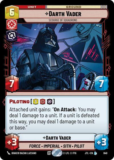Darth Vader - Scourge of Squadrons - 640 - Legendary (Foil) - Jump to Lightspeed