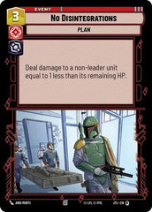 No Disintegrations - 642 - Special (Foil) - Jump to Lightspeed