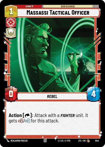 Massassi Tactical Officer - 644 - Common (Foil) - Jump to Lightspeed