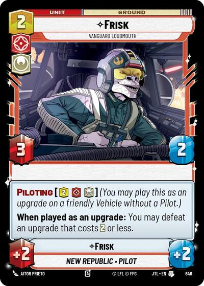 Frisk - Vanguard Loudmouth - 646 - Uncommon (Foil) - Jump to Lightspeed