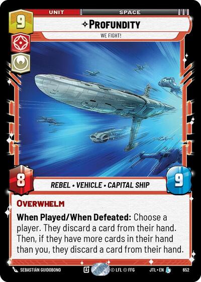 Profundity - We Fight! - 652 - Legendary (Foil) - Jump to Lightspeed