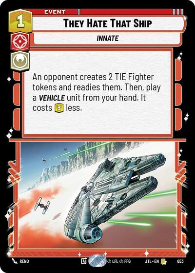 They Hate That Ship - 653 - Rare (Foil) - Jump to Lightspeed