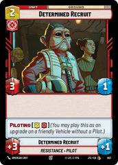 Determined Recruit - 657 - Common (Foil) - Jump to Lightspeed