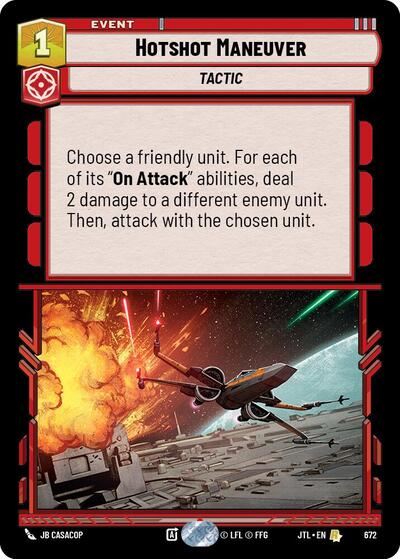 Hotshot Maneuver - 672 - Rare (Foil) - Jump to Lightspeed