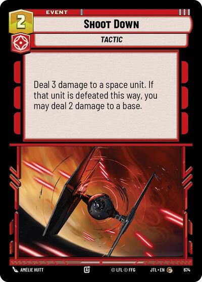 Shoot Down - 674 - Common (Foil) - Jump to Lightspeed