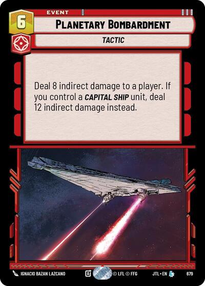 Planetary Bombardment - 679 - Legendary (Foil) - Jump to Lightspeed