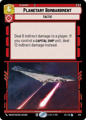 Planetary Bombardment - 679 - Legendary (Foil) - Jump to Lightspeed
