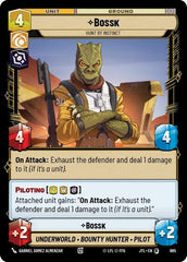 Bossk - Hunt By Instinct - 685 - Special (Foil) - Jump to Lightspeed