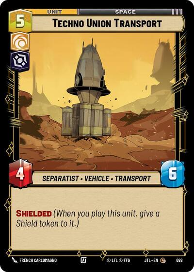 Techno Union Transport - 688 - Common (Foil) - Jump to Lightspeed