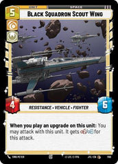 Black Squadron Scout Wing - 700 - Common (Foil) - Jump to Lightspeed
