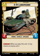 X-34 Landspeeder - 712 - Common (Foil) - Jump to Lightspeed