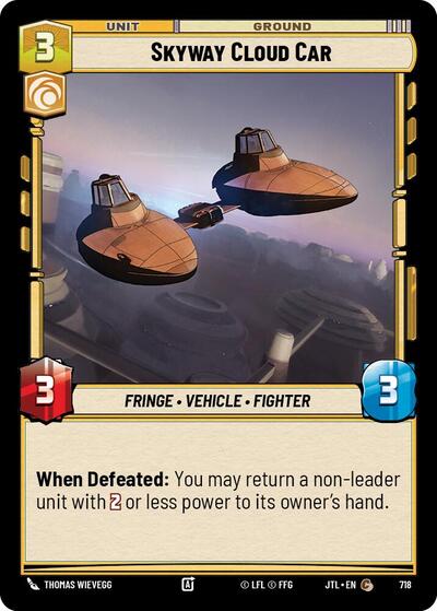Skyway Cloud Car - 718 - Common (Foil) - Jump to Lightspeed