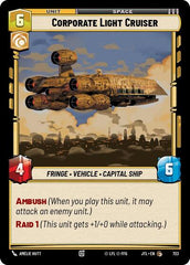 Corporate Light Cruiser - 723 - Common (Foil) - Jump to Lightspeed