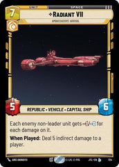 Radiant VII - Ambassadors' Arrival - 724 - Legendary (Foil) - Jump to Lightspeed