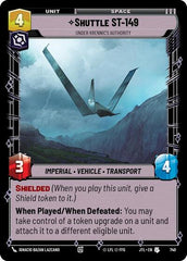 Shuttle ST-149 - Under Krennic's Authority - 740 - Uncommon (Foil) - Jump to Lightspeed