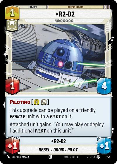 R2-D2 - Artooooooooo! - 743 - Uncommon (Foil) - Jump to Lightspeed
