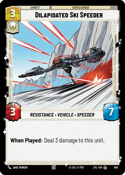 Dilapidated Ski Speeder - 746 - Common (Foil) - Jump to Lightspeed