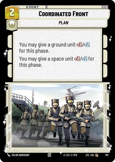 Coordinated Front - 751 - Common (Foil) - Jump to Lightspeed