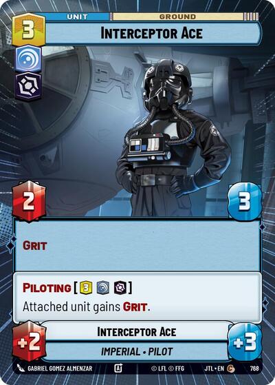 Interceptor Ace - 768 - Common (Hyperspace Foil) - Jump to Lightspeed