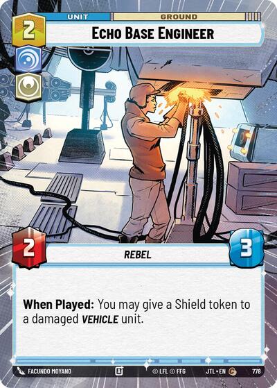 Echo Base Engineer - 778 - Common (Hyperspace Foil) - Jump to Lightspeed