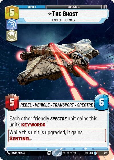 The Ghost - Heart of the Family - 787 - Legendary (Hyperspace Foil) - Jump to Lightspeed