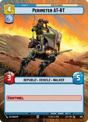 Perimeter AT-RT - 802 - Common (Hyperspace Foil) - Jump to Lightspeed