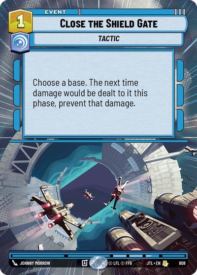 Close the Shield Gate - 808 - Rare (Hyperspace Foil) - Jump to Lightspeed