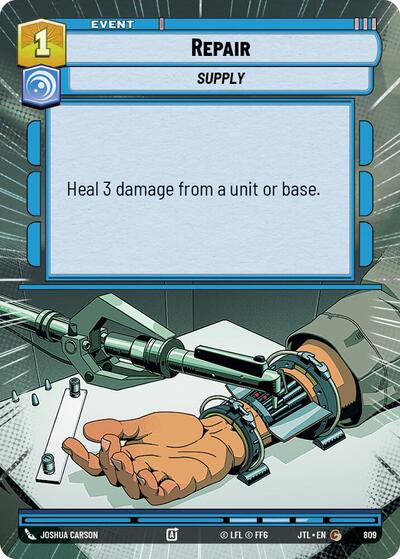 Repair - 809 - Common (Hyperspace Foil) - Jump to Lightspeed