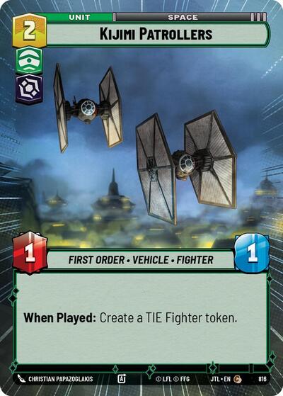 Kijimi Patrollers - 816 - Common (Hyperspace Foil) - Jump to Lightspeed