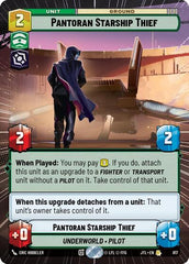 Pantoran Starship Thief - 817 - Rare (Hyperspace Foil) - Jump to Lightspeed