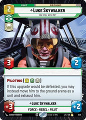 Luke Skywalker - You Still With Me? - 828 - Rare (Hyperspace Foil) - Jump to Lightspeed