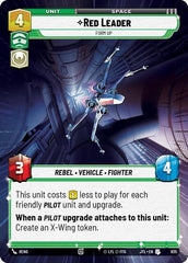 Red Leader - Form Up - 835 - Uncommon (Hyperspace Foil) - Jump to Lightspeed