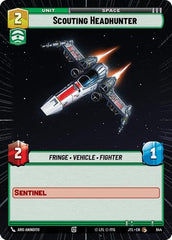 Scouting Headhunter - 844 - Common (Hyperspace Foil) - Jump to Lightspeed