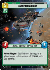 Dornean Gunship - 850 - Uncommon (Hyperspace Foil) - Jump to Lightspeed