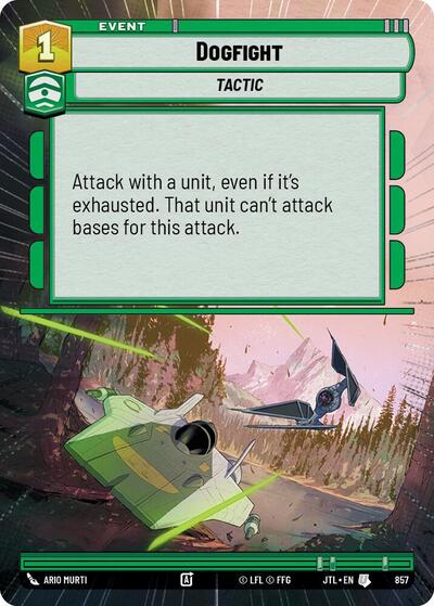Dogfight - 857 - Uncommon (Hyperspace Foil) - Jump to Lightspeed