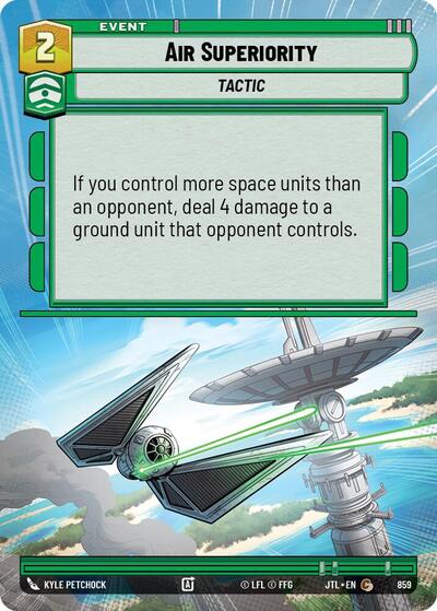 Air Superiority - 859 - Common (Hyperspace Foil) - Jump to Lightspeed