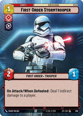 First Order Stormtrooper - 866 - Common (Hyperspace Foil) - Jump to Lightspeed