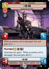 IG-88 - Murderous Phlutdroid - 875 - Rare (Hyperspace Foil) - Jump to Lightspeed