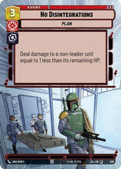 No Disintegrations - 878 - Special (Hyperspace Foil) - Jump to Lightspeed