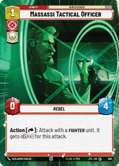 Massassi Tactical Officer - 880 - Common (Hyperspace Foil) - Jump to Lightspeed