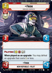 Frisk - Vanguard Loudmouth - 882 - Uncommon (Hyperspace Foil) - Jump to Lightspeed