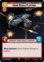 Droid Missile Platform - 896 - Common (Hyperspace Foil) - Jump to Lightspeed