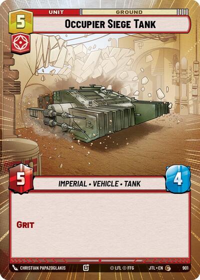Occupier Siege Tank - 901 - Common (Hyperspace Foil) - Jump to Lightspeed