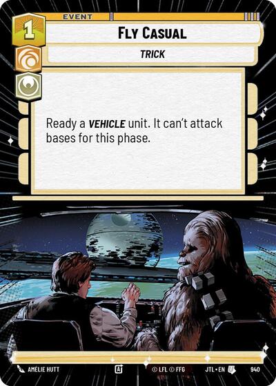 Fly Casual - 940 - Uncommon (Hyperspace Foil) - Jump to Lightspeed