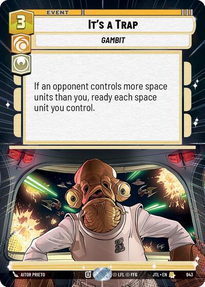 It's a Trap - 943 - Rare (Hyperspace Foil) - Jump to Lightspeed
