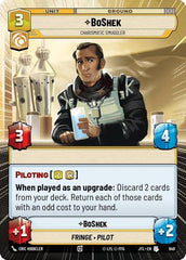 BoShek - Charismatic Smuggler - 949 - Uncommon (Hyperspace Foil) - Jump to Lightspeed