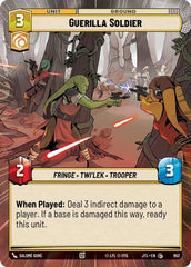 Guerilla Soldier - 952 - Common (Hyperspace Foil) - Jump to Lightspeed