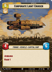Corporate Light Cruiser - 959 - Common (Hyperspace Foil) - Jump to Lightspeed